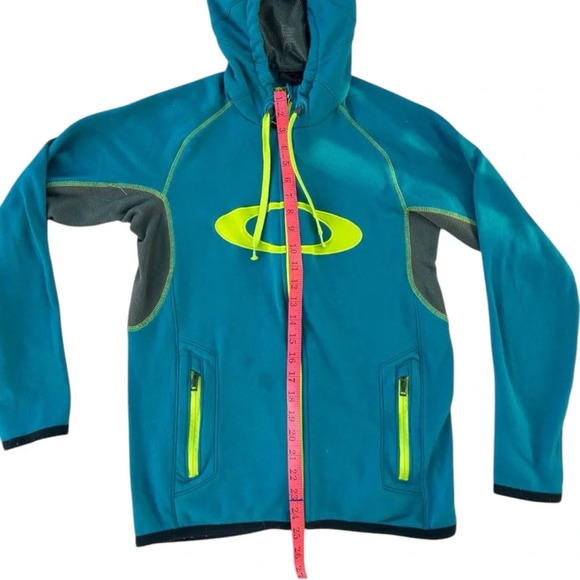 Oakley Fleece Jacket Teal - Picture 10 of 13